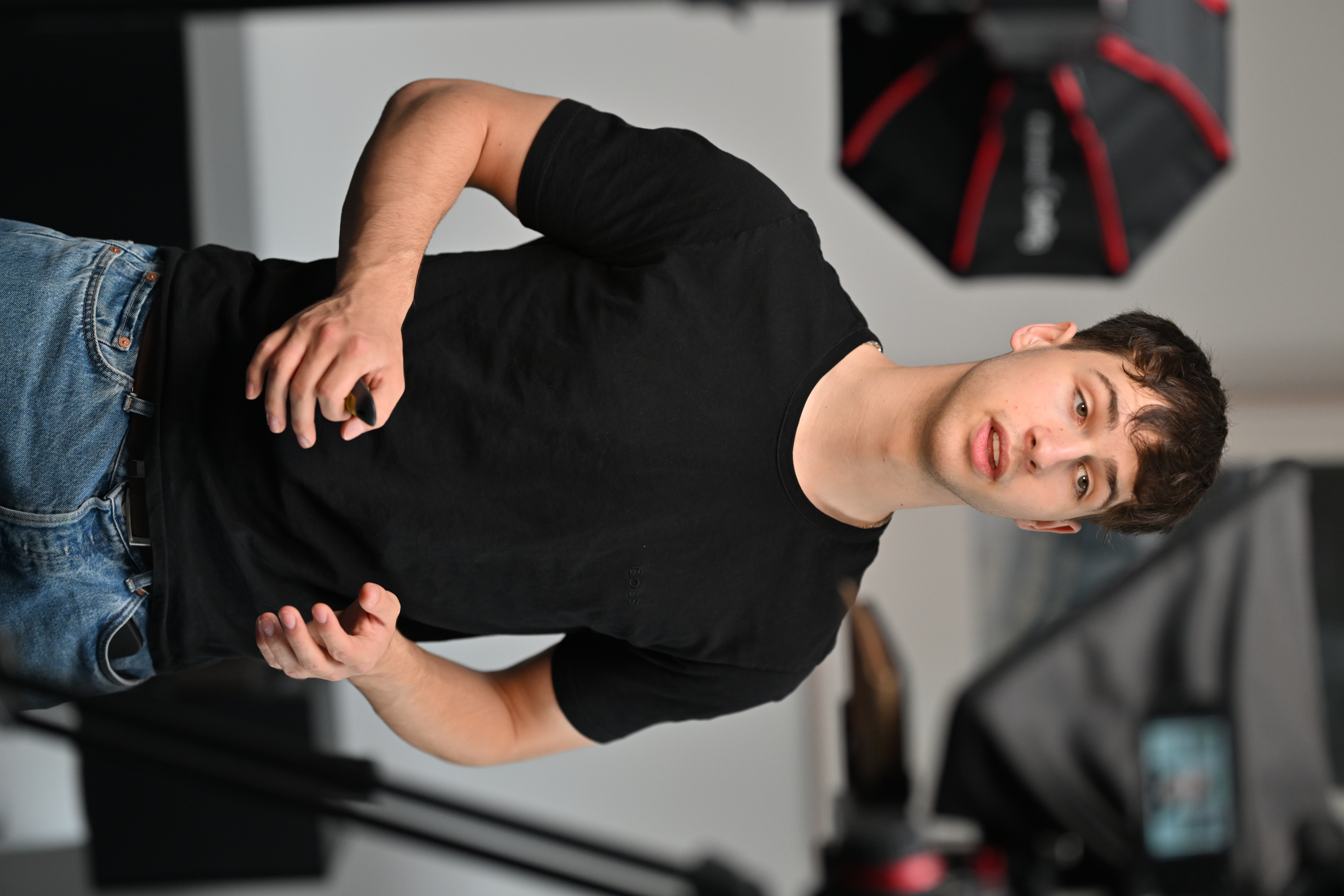 Marc Buschardt vor der kamera